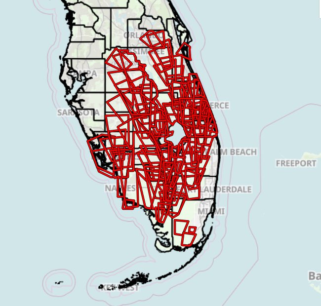 This is how many tornadoes we had in just three hours - the largest tornado outbreak in Florida history. The communities where I live and work are absolutely trashed, and the hurricane hasn’t even made landfall yet. My house is holding up so far