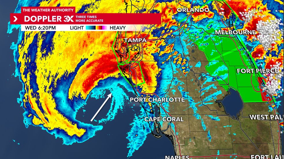 Expecting a landfall in either Sarasota or Manatee Counties within the next couple hours.

Keep it tuned <a href="/winknews/">WINK News</a> for all your latest tropical updates.