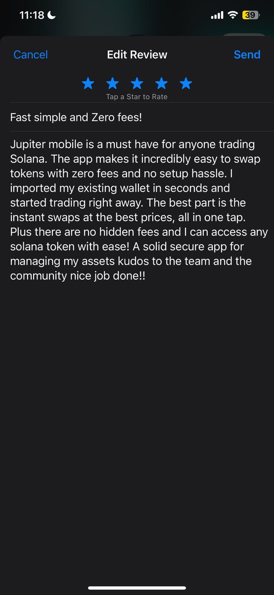 Amazing work and a beautiful UI interface <a href="/JupiterExchange/">Jupiter</a> , we expect more updates and new features rolling out….