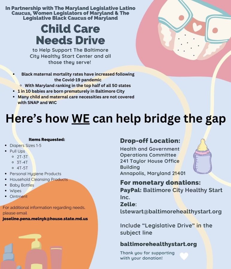 Thanks to the partnership between The Maryland Legislative Latino caucus, The Maryland Legislative Black Caucus, and The Women Legislators of Maryland, now you too can help bridge the gap!