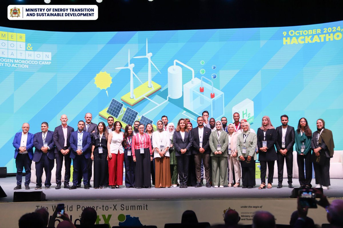 MTEDDMAROC's tweet photo. Dr. @LeilaBenali_, Minister of Energy Transition and Sustainable Development, chaired this evening in Marrakech the closing session of the World Power-to-X Summit 2024, held under the High Patronage of His Majesty King Mohammed VI, may God assist him
#WorldPtXSummit https://t.co/sCXNAoeR7G