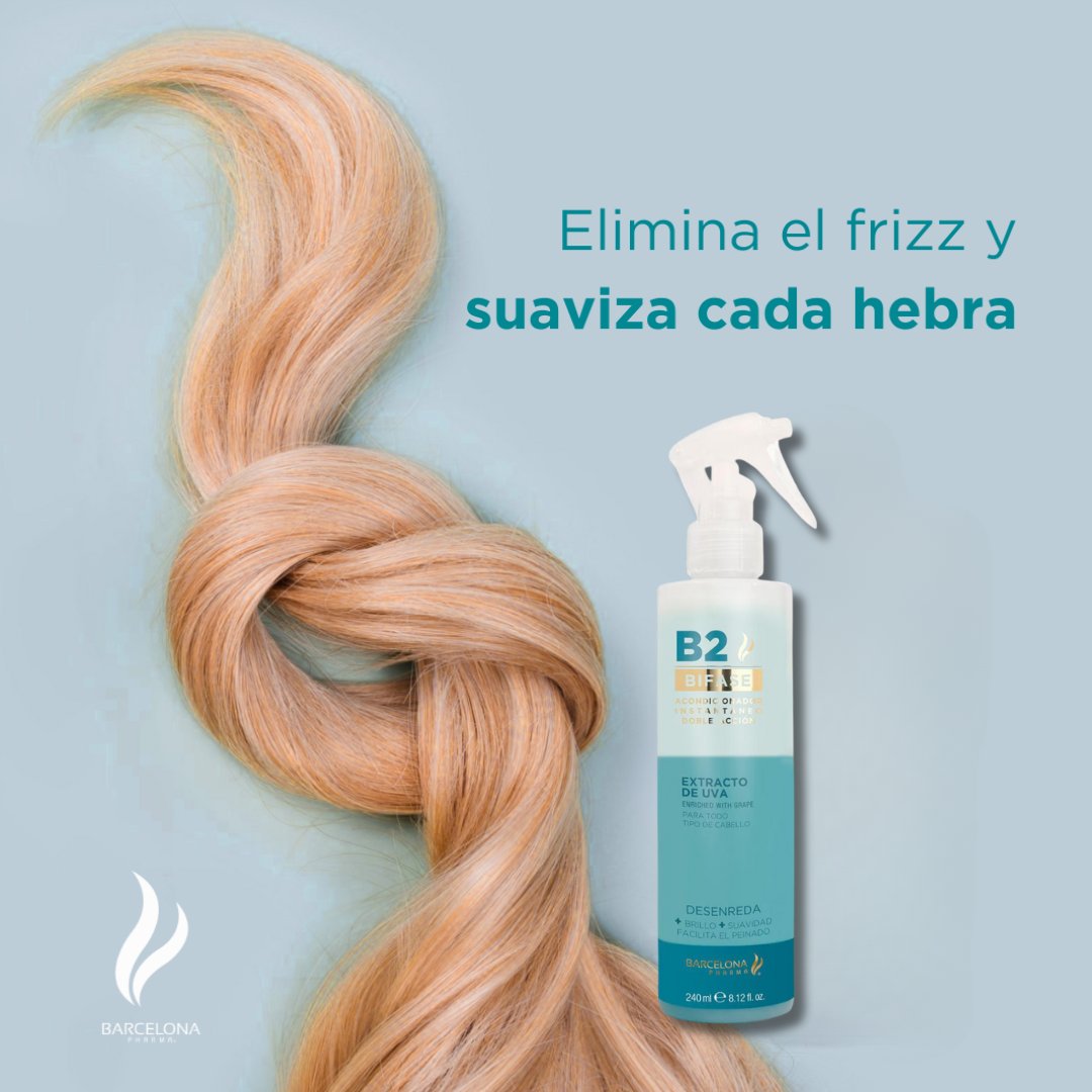 BarcelonaPharma's tweet photo. Elimina el frizz y suaviza cada hebra. El Bifase Hidratante es perfecto para desenredar y proteger tu cabello de los agentes externos. #CabelloSinEnredos
¡Nuestros productos son libres de sulfatos y parabenos!
https://t.co/XA3132GQCl
#NutriciónProfunda #CuidadoNatural https://t.co/2yYSAvs1mx