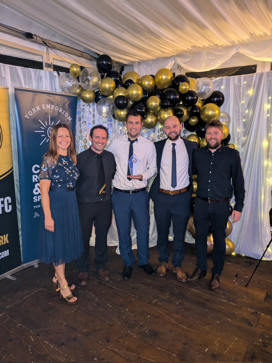 We were honoured and privileged to receive the Michael May Award this evening at the <a href="/YorkRLFC/">York RLFC Knights</a> end of season awards ceremony in recognition of our work and support of the great people involved at the <a href="/yorkrlfcfound/">York RLFC Foundation</a>