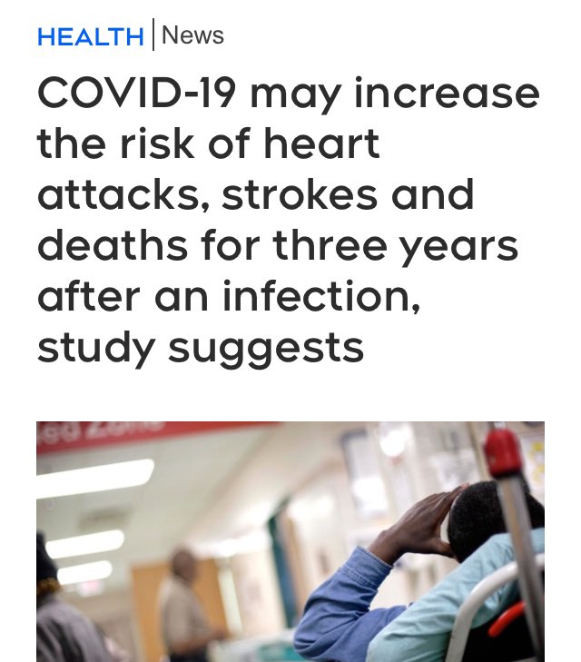 PrognosticChats's tweet image. In the last 48 hours evidence has been published showing Covid causes
- brain damage including at your Brainstem (vital for most of your living functions including breathing & heart rate control)
- increased risk of heart attacks, stroke & death for 3 years after infection
🧵