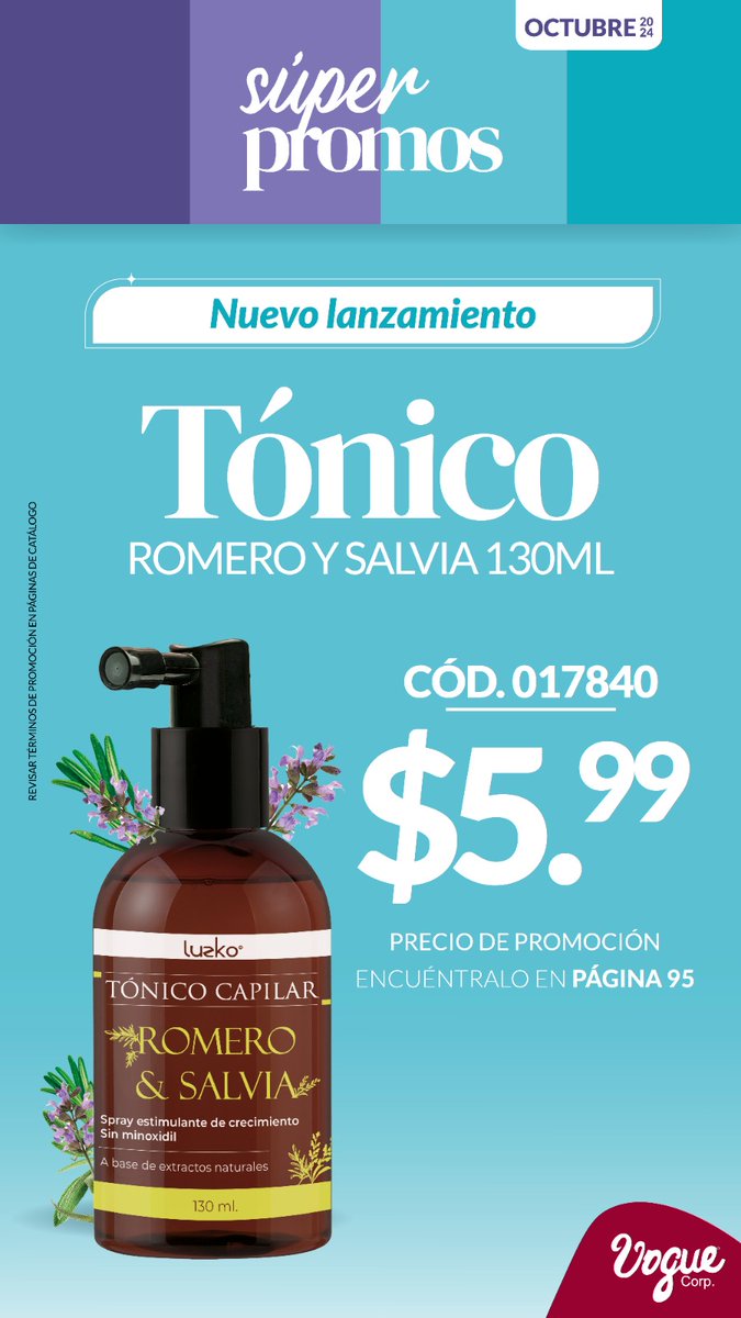 SolunaSv's tweet photo. Tónico capilar 
En promoción! https://t.co/3f3t4wHIqQ