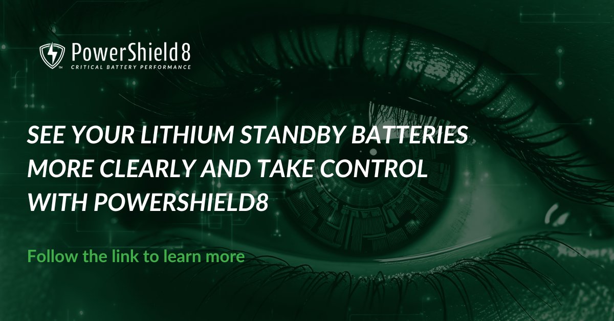 PowerShieldLtd's tweet image. Introducing PowerShield8 for Lithium. Don&apos;t be left in the dark. Gain real-time and &apos;life of battery&apos; insights into the health and performance of all your Lithium standby batteries

hubs.ly/Q02S584m0
#PowerShield #PowerShield8forLithium #Lithiumbatteries
