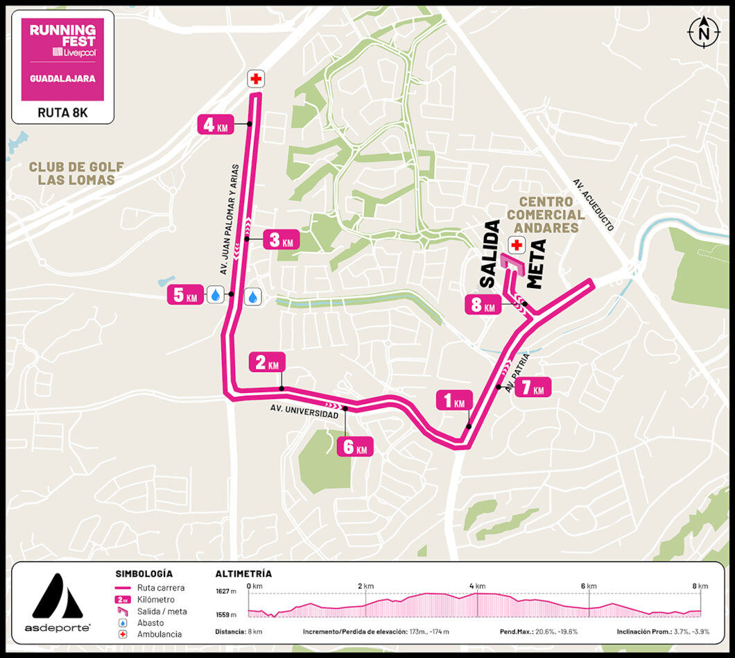 asdeporte's tweet photo. Descubre las rutas que correrás en el #RunningFestLiverpool Guadalajara. 🤩
¡Prepara tus tenis y sigue el camino hacia la meta! 🏃♀️👟
Inscríbete aquí: https://t.co/mzgcLBq0xO https://t.co/6UoFZ3blhv