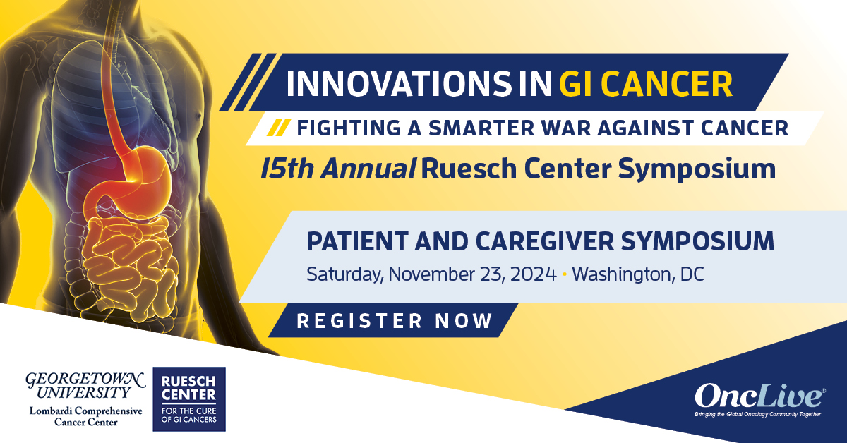 OncLive.com (@onclive) on Twitter photo Looking to learn more about GI cancer treatment options and support resources? Our Patient & Caregiver Symposium on Nov 23 is the perfect opportunity. Register now to secure your spot! #GIcancer <a href="/LombardiCancer/">Georgetown Lombardi</a> <a href="/MedStarGUH/">MedStar Georgetown</a> <a href="/RueschCenter/">Cure GI Cancers</a>
Register: ow.ly/WUK950Twh6K Looking to learn more about GI cancer treatment options and support resources? Our Patient & Caregiver Symposium on Nov 23 is the perfect opportunity. Register now to secure your spot! #GIcancer <a href="/LombardiCancer/">Georgetown Lombardi</a> <a href="/MedStarGUH/">MedStar Georgetown</a> <a href="/RueschCenter/">Cure GI Cancers</a>
Register: ow.ly/WUK950Twh6K