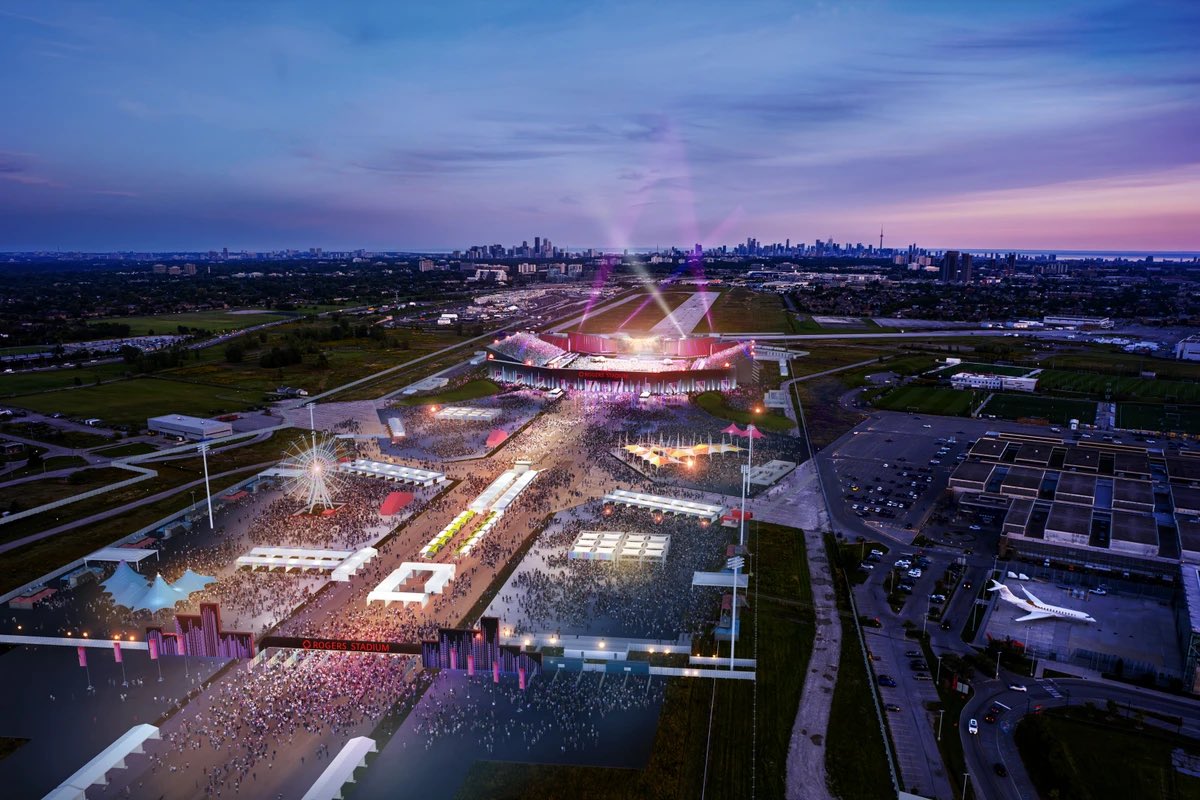 villainpinks's tweet photo. .@BLACKPINK leads the way to headline new Toronto’s Rogers Stadium in 2025!

The new stadium have a capacity of 50,000 spectators and is set to open in June 2025 https://t.co/swXubwij9u