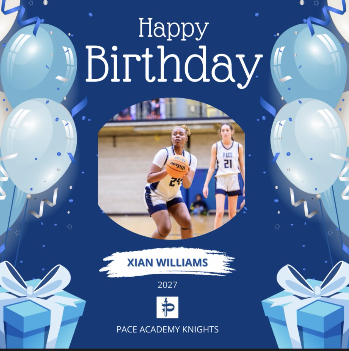 Pace Academy Girls Basketball (@paceknights_gbb) on Twitter photo Happy Birthday, Xian!!! πππ Enjoy your day. <a href="/XianW083/">Xian Williams</a> Happy Birthday, Xian!!! πππ Enjoy your day. <a href="/XianW083/">Xian Williams</a>