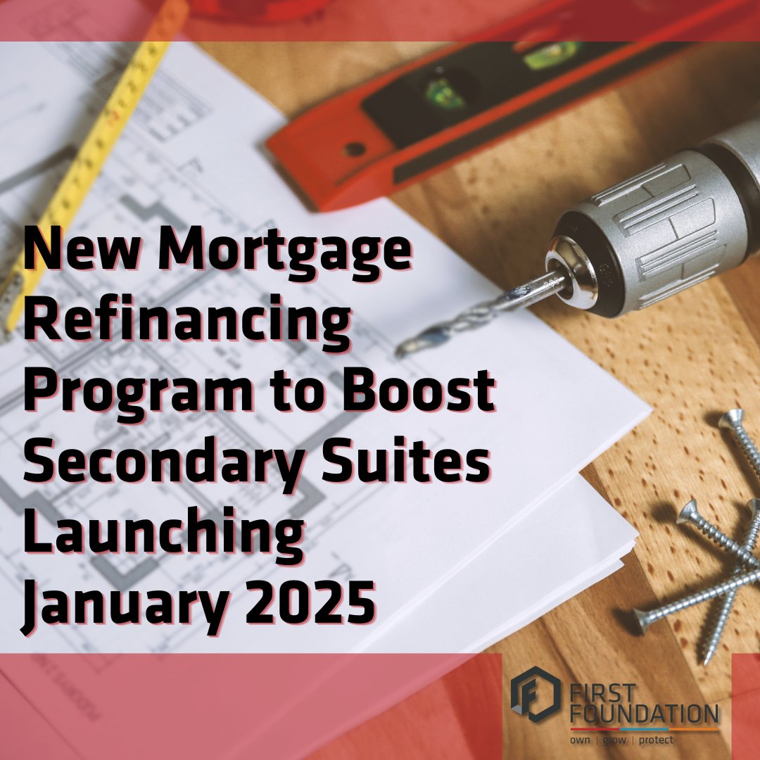 A new government program will allow homeowners to refinance up to 90% of their home’s value for secondary suites, like basement suites or laneway homes, starting Jan 2025. Learn how this affects housing supply &amp; rental options in our latest blog post!   bit.ly/3XYJWBI