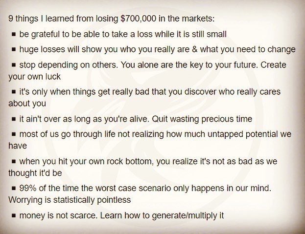 AmeetRai's tweet photo. 9 Lessons from a trader who lost $700,000 in the markets 👇 https://t.co/JC3TsILSlW
