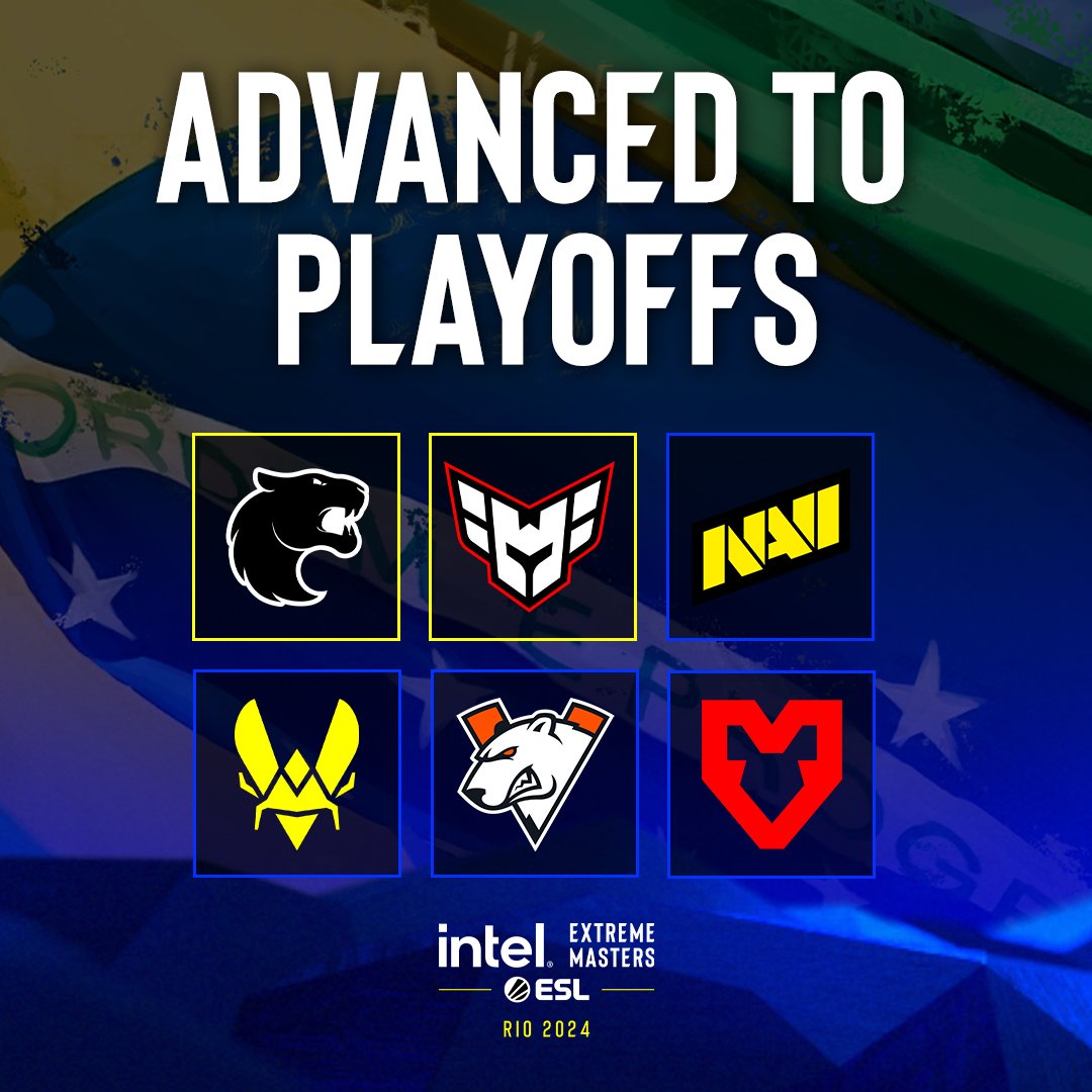 ESL Counter-Strike (@eslcs) on Twitter photo THE 6 TEAMS FIGHTING FOR THE #IEM RIO 2024 TROPHY IN THE FARMASI ARENA ⚔️
<a href="/FURIA/">FURIA</a>
<a href="/heroicgg/">HEROIC</a>
<a href="/natusvincere/">NAVI</a>
<a href="/TeamVitalityCS/">Team Vitality CS</a>
<a href="/virtuspro/">Virtus.pro</a>
<a href="/mousesports/">MOUZ</a> THE 6 TEAMS FIGHTING FOR THE #IEM RIO 2024 TROPHY IN THE FARMASI ARENA ⚔️
<a href="/FURIA/">FURIA</a>
<a href="/heroicgg/">HEROIC</a>
<a href="/natusvincere/">NAVI</a>
<a href="/TeamVitalityCS/">Team Vitality CS</a>
<a href="/virtuspro/">Virtus.pro</a>
<a href="/mousesports/">MOUZ</a>