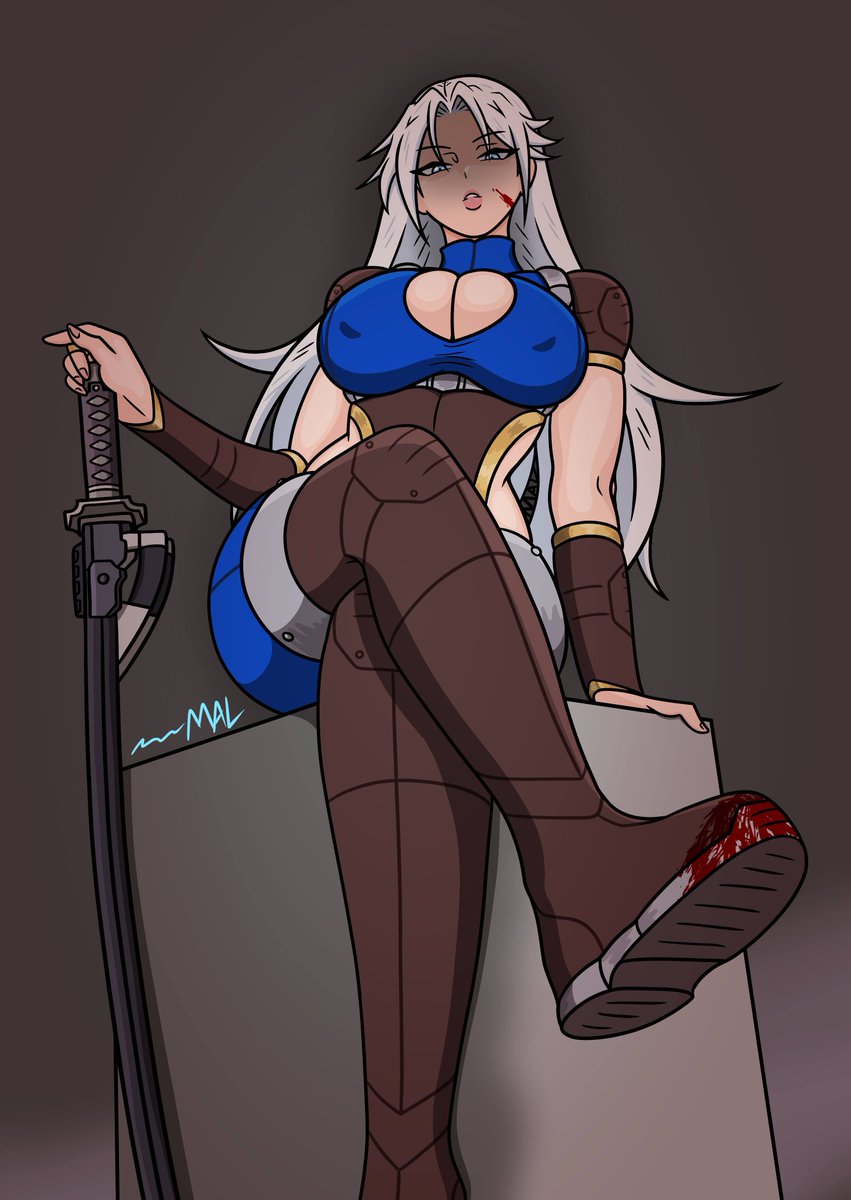 Margot and the Double Ds that describe her. Deadly and Desirable.
#oc #originalcharacterart