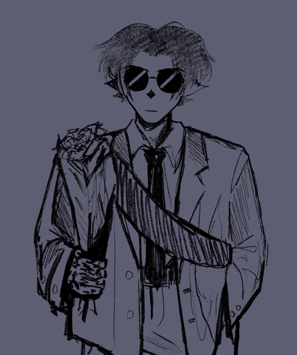 mizastery's tweet image. it was just a sketch for the beginning of studies

#artmoot  #ocart #sketchart