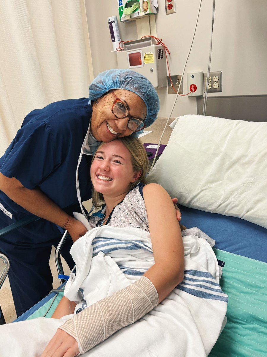 Second surgery is done!! Time to start the real recovery and shift back to soccer, so excited to start training again! Thank you to everyone for being here with me through this hard 6 weeks. Blessed to have such amazing people in my life. 🤗