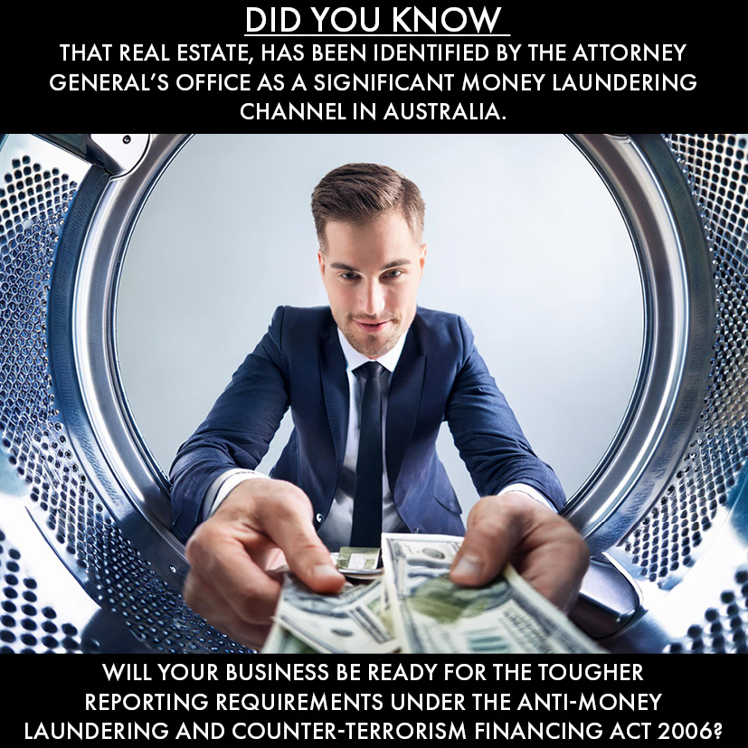 <a href="/AgentsafeE/">AgentSafe for Real Estate</a>  is currently in the process of implementing the customer due diligence measures, that a report entity will be required to undertake during the sales process; AML/CTF Buyer Due Diligence  AML/CTF Seller Due Diligence and Reporting Certain Transacts and Sus Activity.