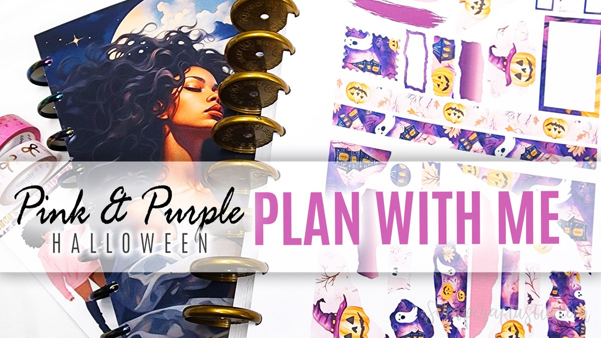 scrapcraftastic's tweet image. How To Use Journaling Stickers &amp;amp; P.E.T. Tape in Your Planner Spread youtu.be/Qb707madxYY?si… #planwithme #weeklysetup #halloween