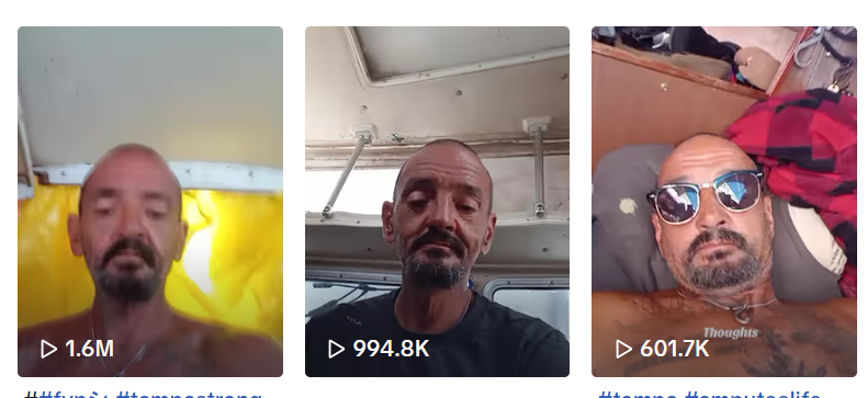 volcaholic1's tweet image. So Lieutenant Dan has a TikTok account with a quarter million followers and a go fund me account. It&apos;s a money making scam. I shan&apos;t be reporting his demise....