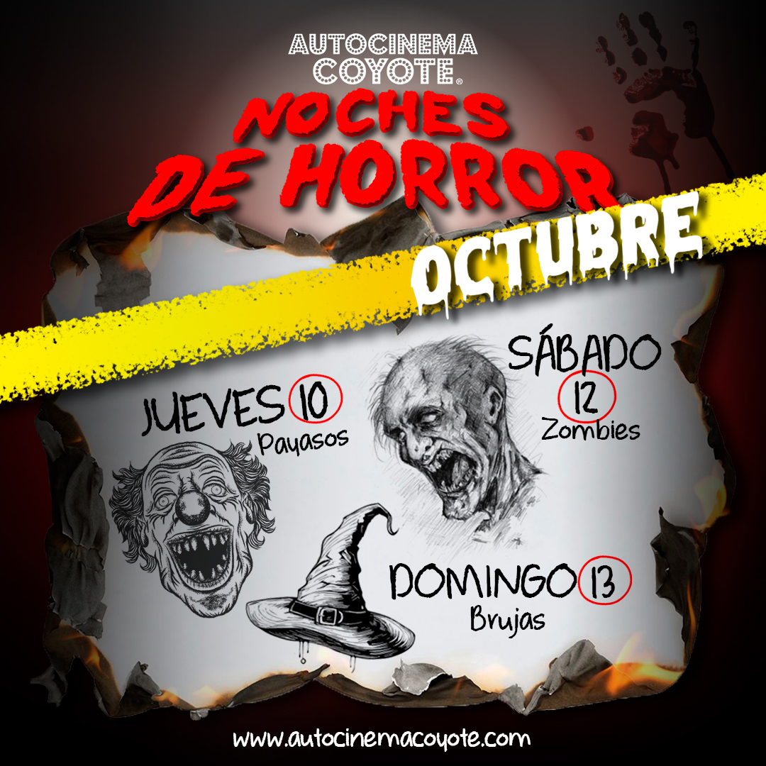 AutocinemaC's tweet photo. 👻👹¿Estas listo? , las Noches de Horror ya están disponibles esta semana👻

Prepárate para unas noches llenas de terror👻👹¡Atrévete a vivir el miedo!

BOLETOS DISPONIBLES👉🏻https://t.co/guMIWJL3Yy https://t.co/n7EHLnYITN