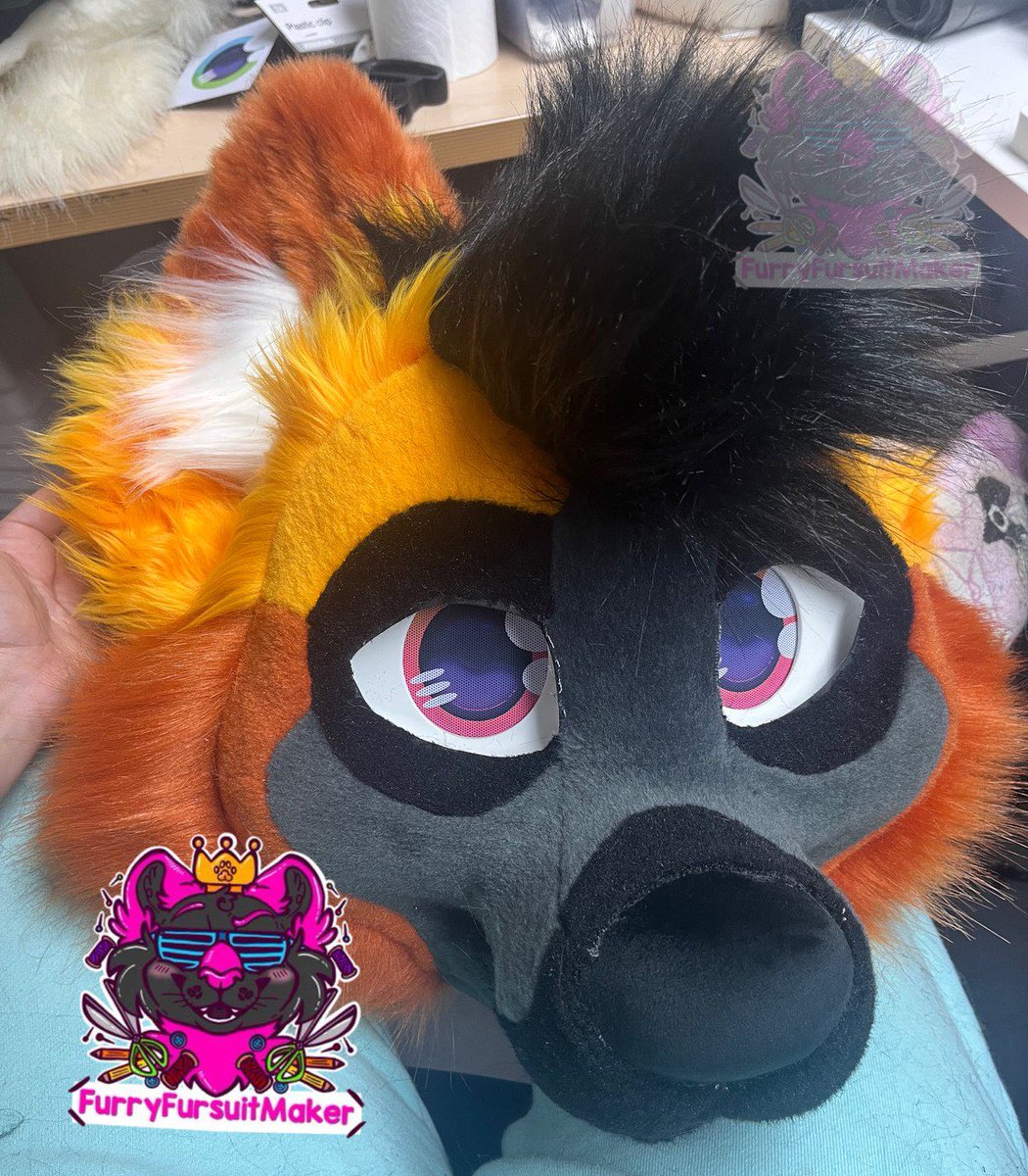 FurryFursuit_M's tweet photo. YipYip crossfox - wip! https://t.co/MEZfN7DdCD