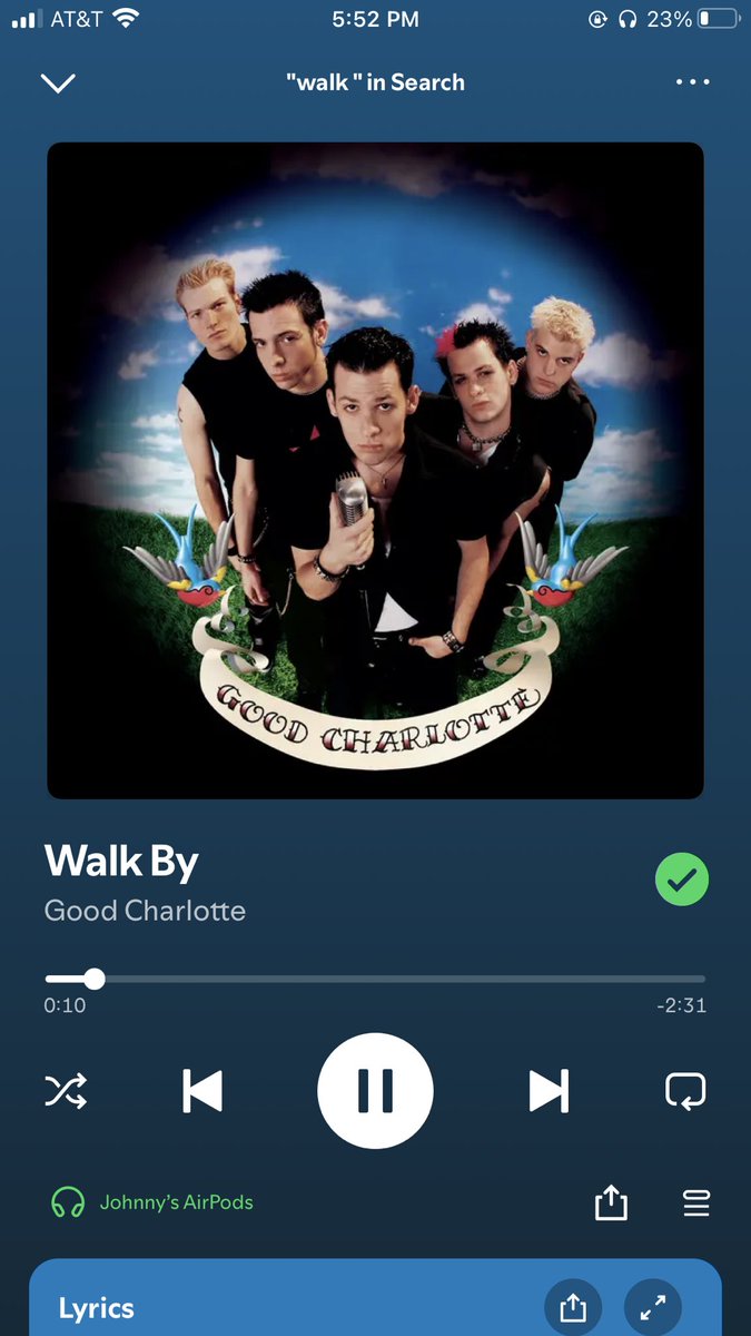 FearlessJohnny's tweet photo. The song that changed my life 🖤💙🩷💚 Happy GC DAY OCTOBER 9TH!!! @GoodCharlotte @JoelMadden @benjimadden @BigPaulThomas @TheBillyMartin https://t.co/uliEzHR7vY