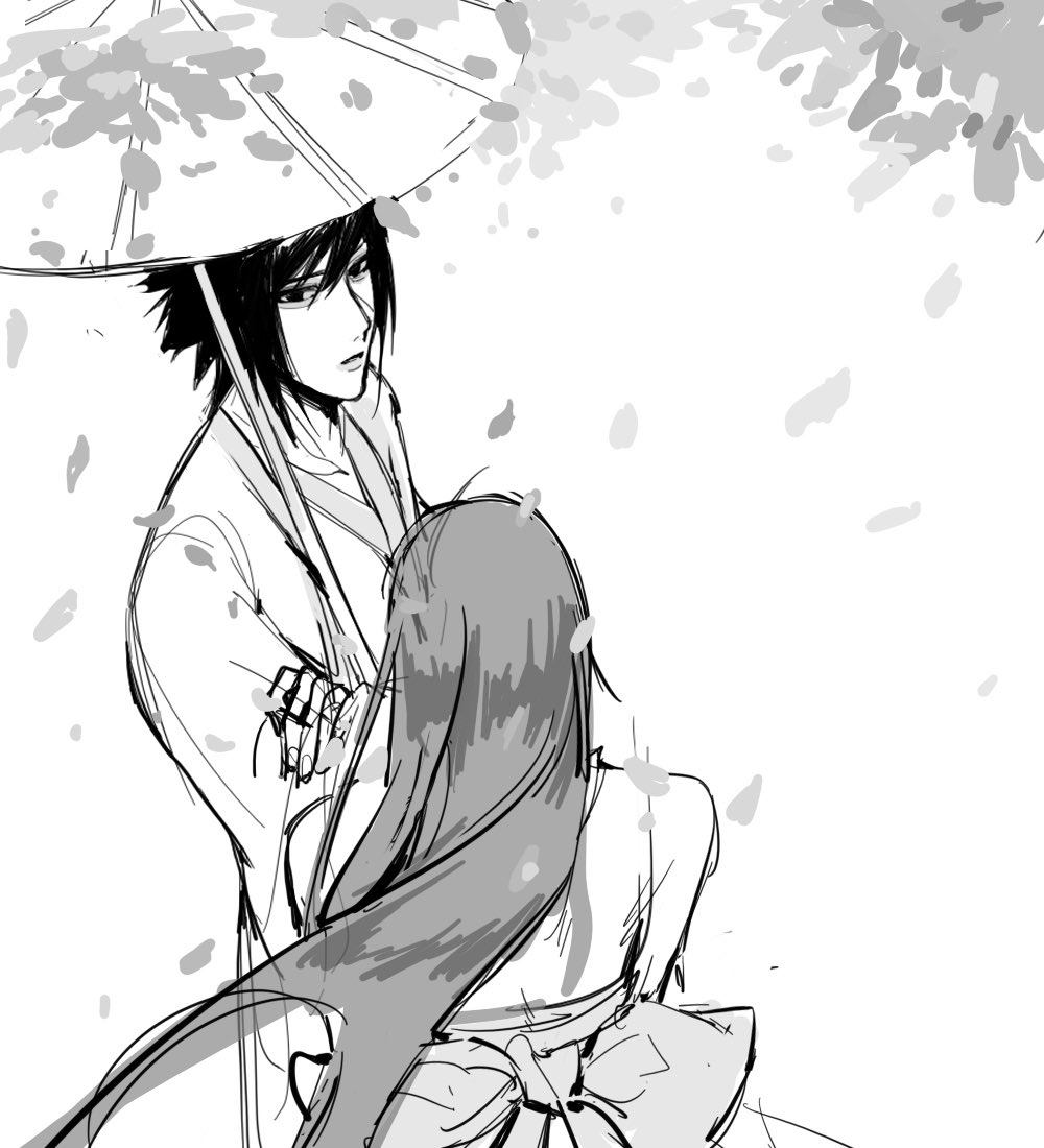 很久之前画的 我搬……🥲特别黑历史 #サスサク #sasusaku #佐樱