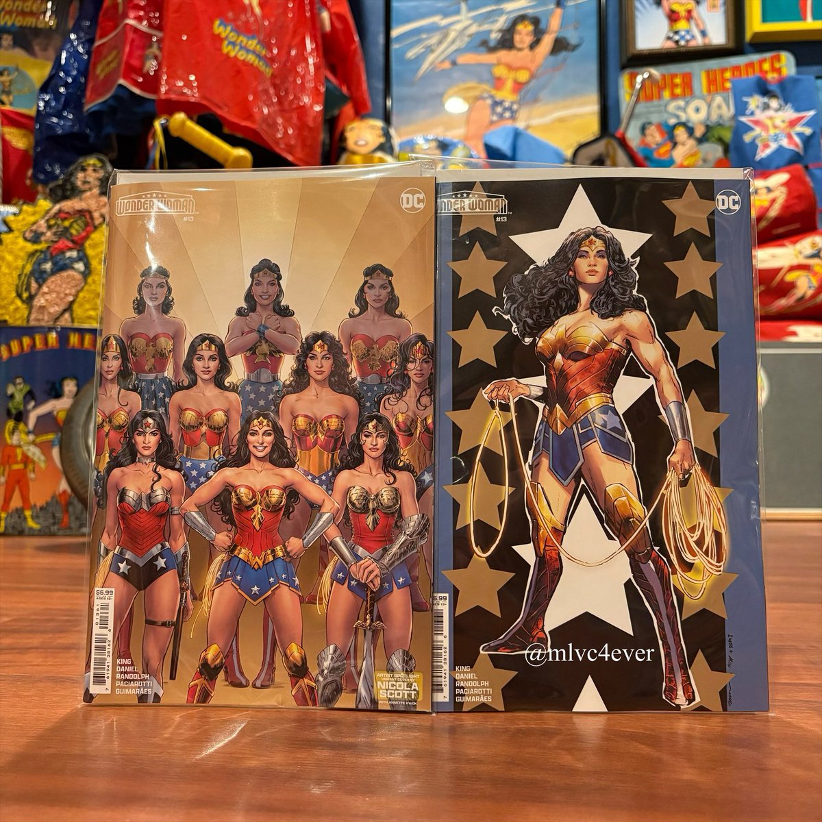 mlvc4ever's tweet photo. Here are all of the variant covers to the 13th issue of #wonderwoman Volume 6.  Purchased at various locations

https://t.co/6CEqGoRTxS https://t.co/tvKgtcYEjP