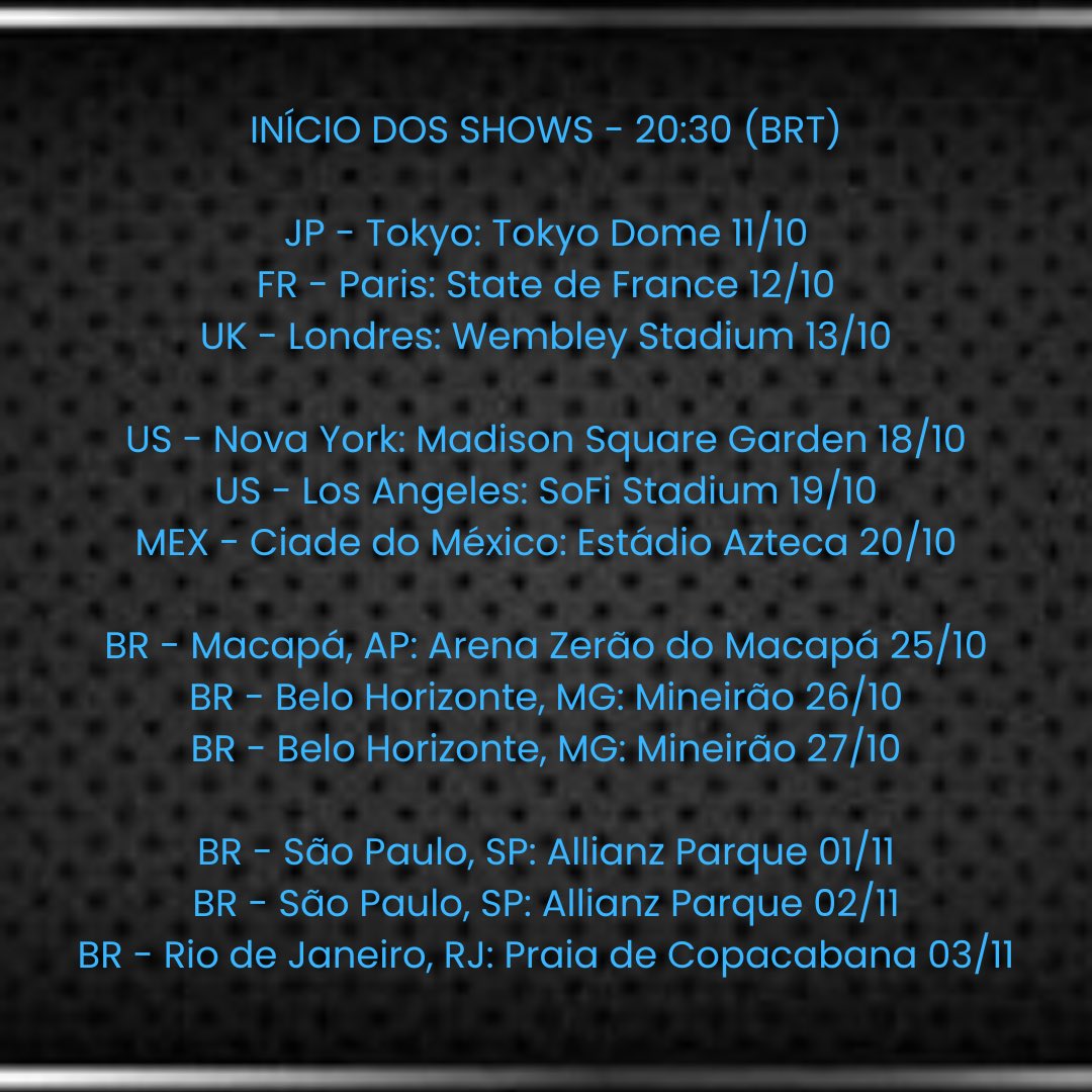 AFLAMINGUITA's tweet photo. Agora sim, com as datas do shows 

#flaminguitasworldthetour https://t.co/OdybPXeHmU