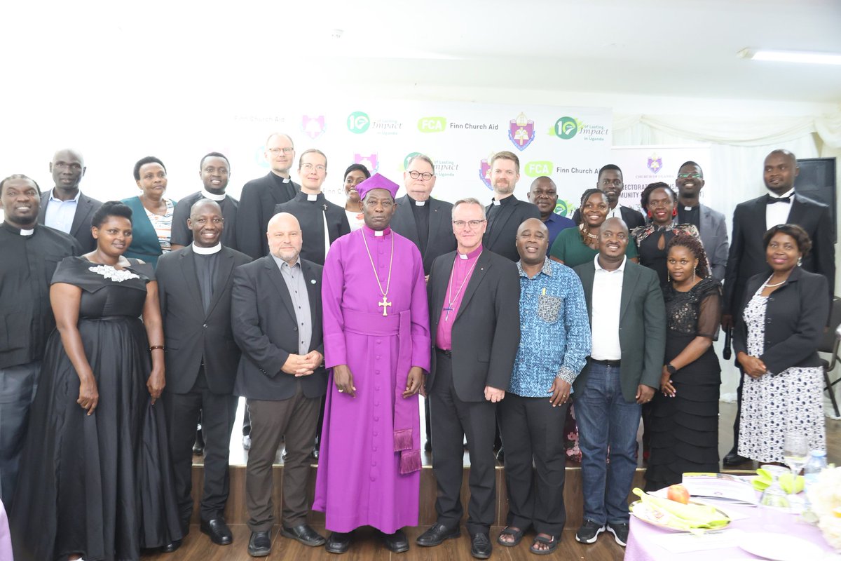 Delighted to host The Most Rev Dr Tapio Luoma, Archbishop of Evangelical Lutheran Church of Finland and his delegation in Namirembe today in celebration of 10 years <a href="/fca_uganda/">FCA Uganda</a> lasting impact in Uganda.
The visit coincided with our celebration of Uganda's 62nd Independence.
