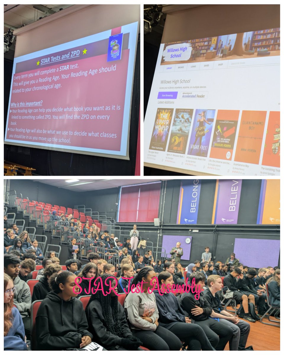 Year 9 <a href="/willowshigh/">WillowsHighCardiff</a> are fully prepared for their upcoming STAR tests thanks to the wonderful assembly by <a href="/jessnelms13/">Miss Nelms</a>. Please encourage your child to read for pleasure every evening #Achieve #readingcommunity #TheWillowsWay