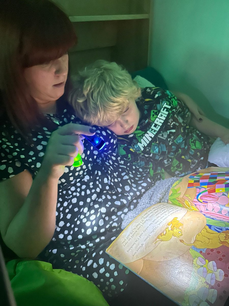 Today was a success with our Reading in the Dark event! 😊

Parents joined their kids in PJs and used torches to read in the dark! 

Our students have come a long way with their reading. We are proud of every single one of them! 📖✨