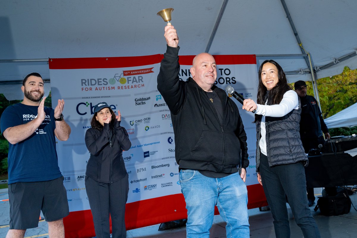 Congratulations to Team <a href="/BXSTech/">BXS</a>, the top fundraising sponsor team at Wall Street Rides FAR! We appreciate your support and were delighted to have you send off our riders and walkers in style!