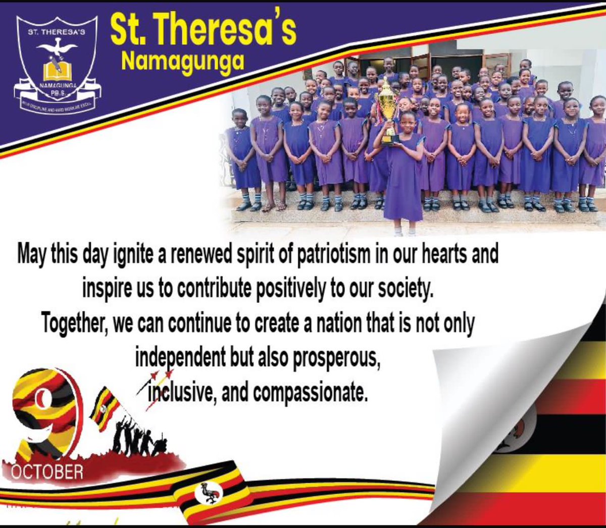 Independence day message from the little girls,the leaders of tomorrow.