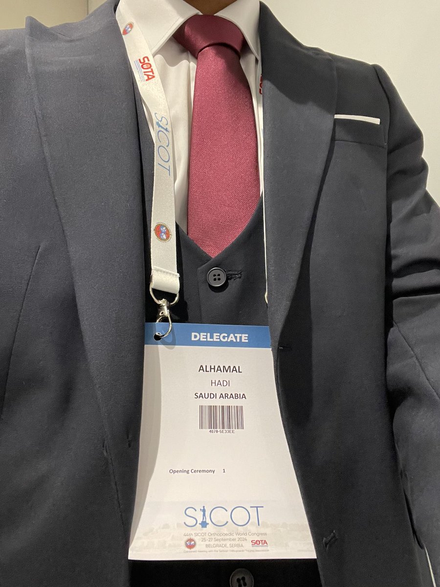 _hamal21's tweet photo. Thrilled to participate in the SICOT Orthopedic World Congress in Belgrade, Serbia by presenting two papers! 🇷🇸⚒️

A heartfelt thanks to our Doctor @ammaromran , for his exceptional support, I couldn’t have done this without you. Also, sincere gratitude to the Dean of Student Affairs, Dr. Ali Aldossari, and College of Medicine for their support.
