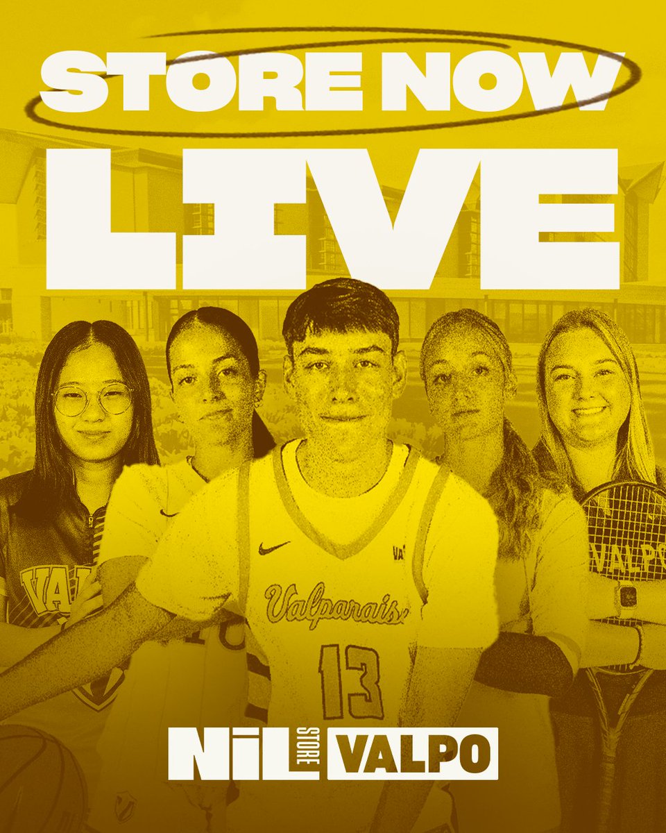 Valpo NIL Store (@valponilstore_) on Twitter photo The Valpo NIL Store is here!
The <a href="/nil_store/">The NIL Store</a> believes that every athlete counts, and now you can support your favorite <a href="/valpoathletics/">Valpo Athletics</a> athlete’s NIL merch and place industry-leading payments directly into their pockets on every sale.
➡️ nil.store/valpo The Valpo NIL Store is here!
The <a href="/nil_store/">The NIL Store</a> believes that every athlete counts, and now you can support your favorite <a href="/valpoathletics/">Valpo Athletics</a> athlete’s NIL merch and place industry-leading payments directly into their pockets on every sale.
➡️ nil.store/valpo