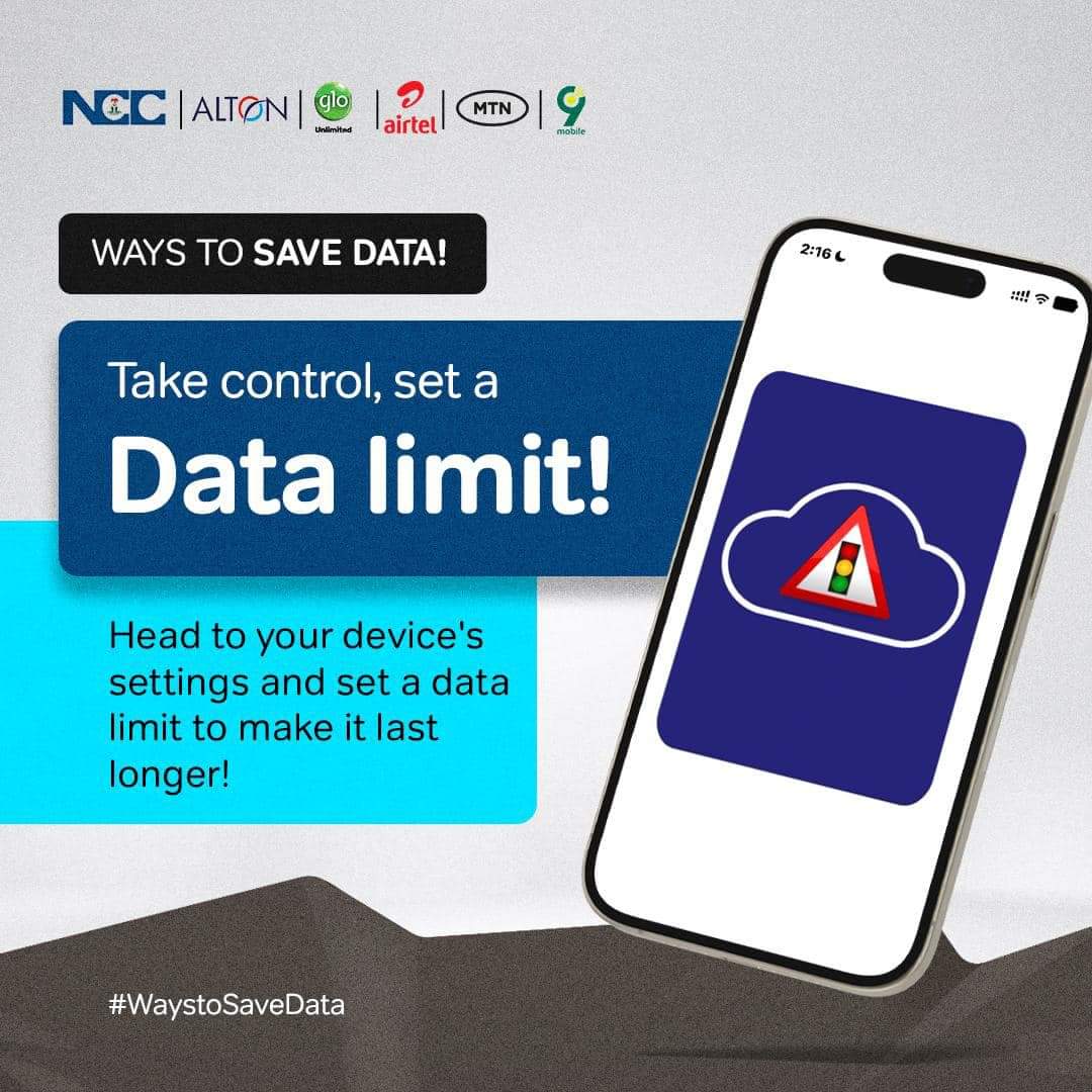 stairscoolier's tweet image. Want your data to last longer? 📱✨ Take control! On Android, go to Settings &amp;gt; Network &amp;amp; Internet &amp;gt; Data Usage &amp;gt; Data Warning &amp;amp; Limit. For iOS, head to Settings &amp;gt; Mobile Data &amp;gt; Mobile Data Options. Manage your usage and stay connected with Glo! 🌐💡 #DataControl…