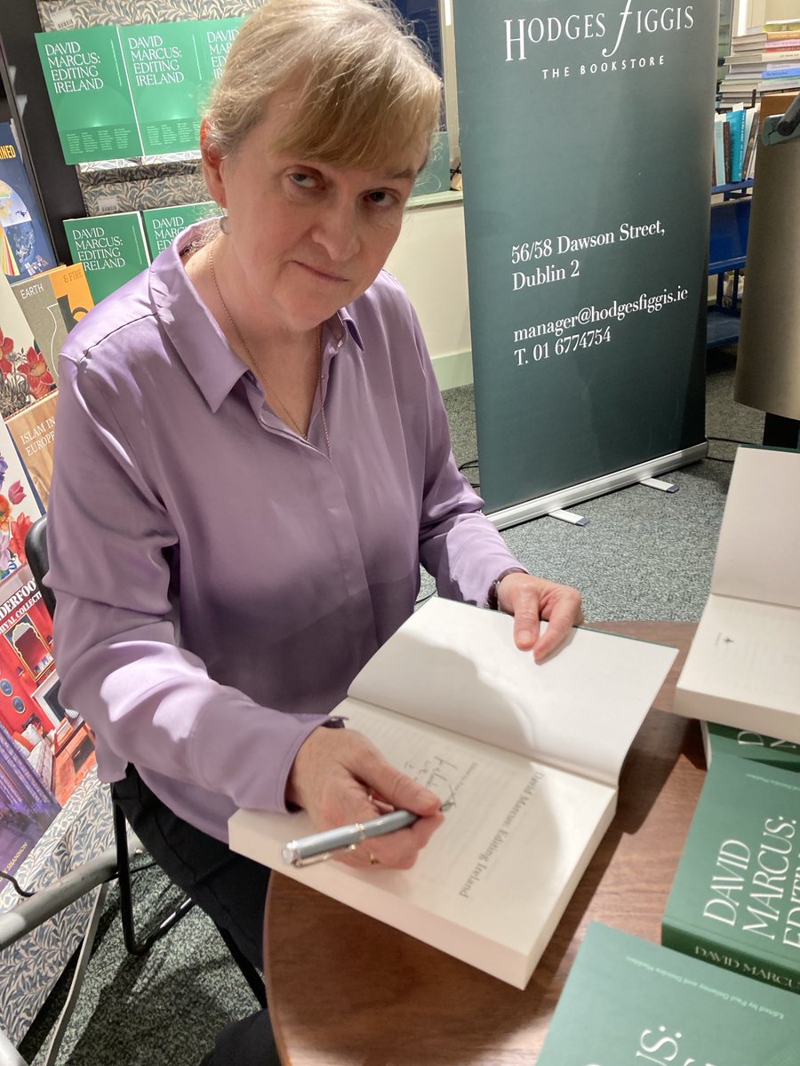 DevlinMartina's tweet photo. A fitting way to mark his centenary year: @stingingfly and editors Paul Delaney and Deirdre Madden collaborated on David Marcus: Editing Ireland. He published everyone from Edith Somerville to Kevin Barry+his legacy continues tobe felt #NewIrishWriting @tcddublin https://t.co/oZ6veiiLns