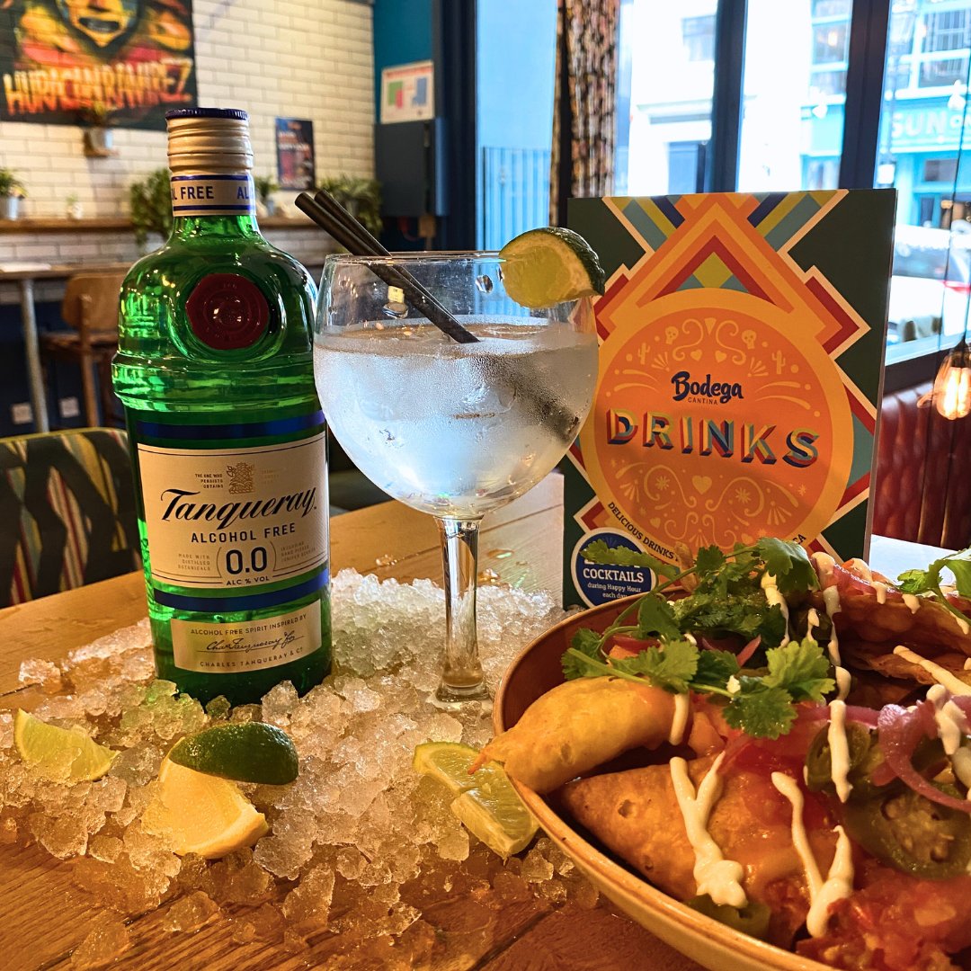 Looking for delicious drinks without the booze? We've got you covered with our refreshing 0% alcohol options and mocktails!

Try the smooth Tanqueray 0.0% for a guilt-free G&amp;T that’s just as tasty as the real deal 🍸🎉