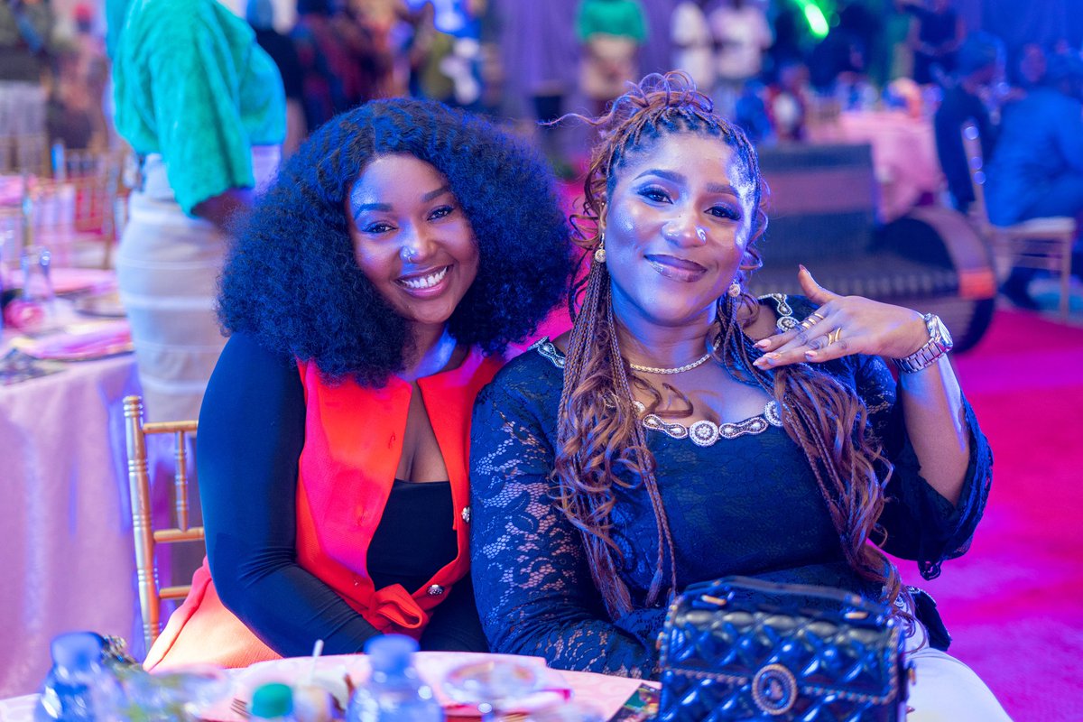 DStvNg's tweet photo. Spotted! Big Brother stars Rhutee and Chinne bringing their star power to the wedding!✨ From the house to the aisle, they know how to make an entrance. 

#WeddingVibes #BigBrotherStars #StarGuests #BBNaija https://t.co/SermkkCiqw