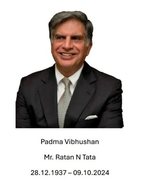 Ashupriya17's tweet photo. #RatanTata: A visionary leader and True Icon has passed away at 86. His visionary leadership shaped India’s corporate world. A major loss for the nation. End of an era!! REST IN PEACE SIR. 🙏 https://t.co/jD8EAHZ8ev