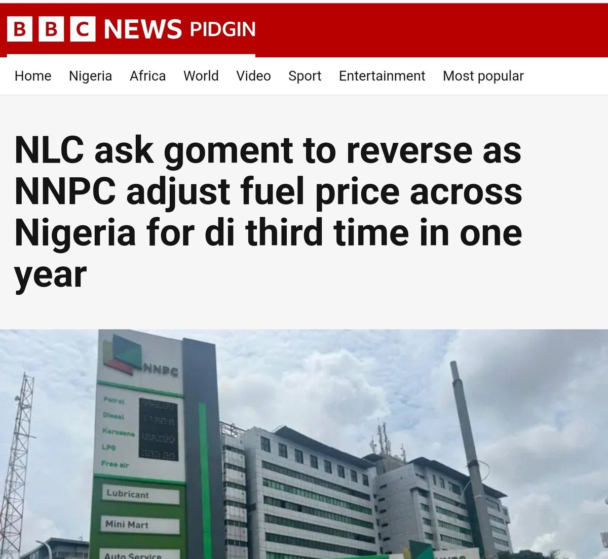 Again, I have told everyone who CARES to listen that the prices of more things will increase in Nigeria, and it will not just be #fuel. The policy of floatation is WRONG. You cannot devalue and expect all to be well. You cannot float the naira. Nigeria is not producing enough.