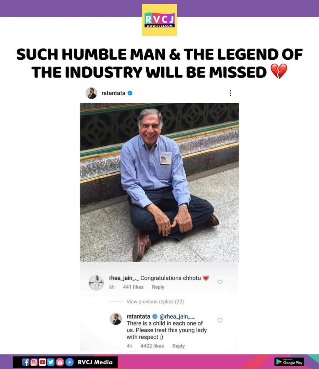 Truly a RATAN of this world ❤️

 #RatanTata