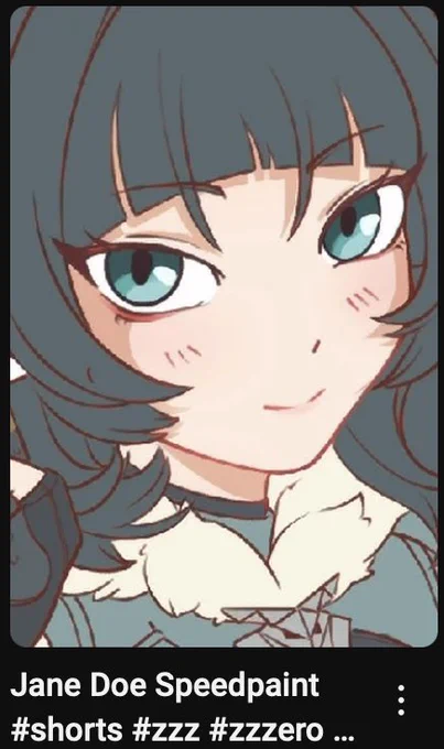 Just uploaded a Jane Doe Speedpaint on Check it out if you're curious to see what I've been working on lately. Your support means the world to me! #ZZZ #zzzfanart #shorts #art #fanart #speedpain