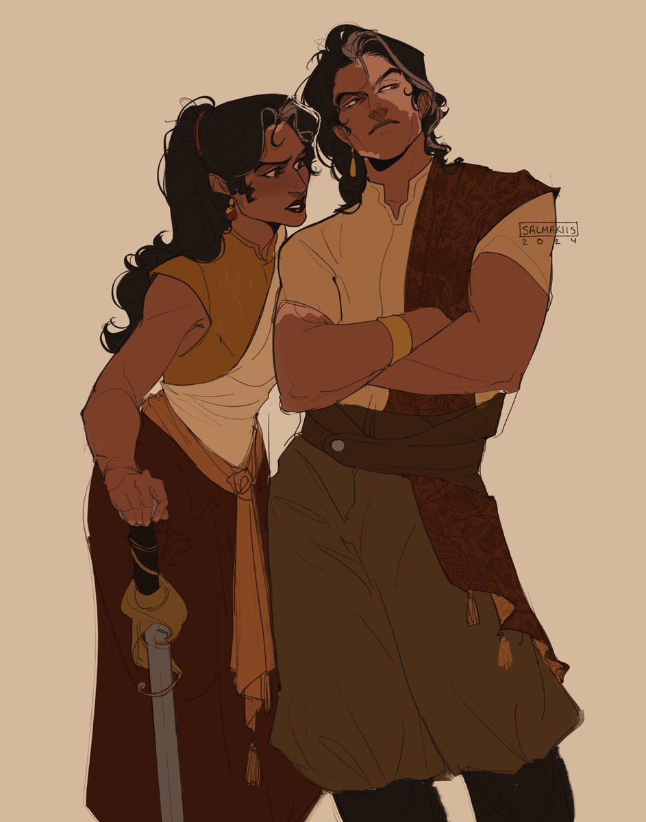 #PortfolioDay hi im salma and i like to draw my OCs