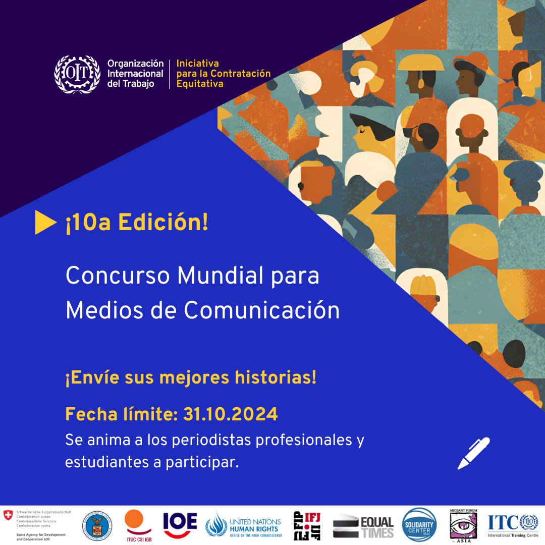 OITnoticias's tweet photo. Te sientes preparado para desmontar algunos estereotipos y mitos sobre las personas #TrabajadorasMigrantes?

Quedan pocas semanas para que envíes tus mejores artículos sobre migración.

Y no olvides la categoría especial sobre #TrabajoForzoso de este año➡️
https://t.co/PwVyb4Hh7R https://t.co/CAfTFFHNaL