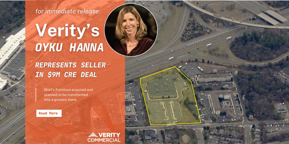 VerityCRE's tweet photo. Verity's Oyku Hanna is excited to announce the successful sale of a 45,900+ SF retail property at 131 Fort Evans Rd NE, Leesburg, VA, for $9M!  Congratulations to all involved in making this deal a success! https://t.co/9aB3KfyBuv https://t.co/6nav0WDpts