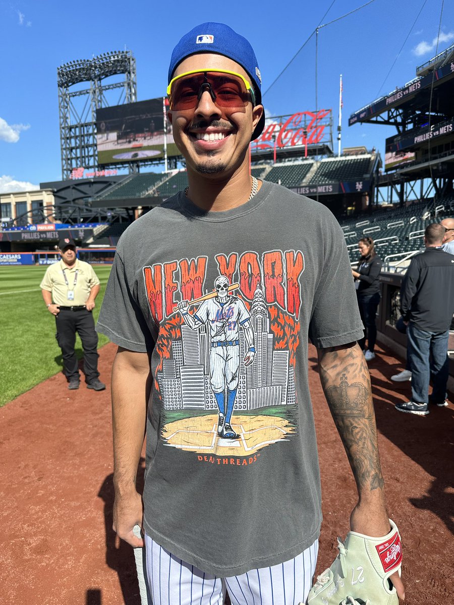 Mets pitcher Reed Garrett designed this shirt for his teammates.