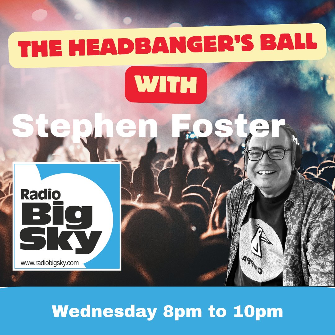 Are you ready for The Headbangers' Ball with Stephen Foster? Hes on Radio Big Sky 8pm to 10pm with the best banging music mix for a Wednesday evening. Download our free app or listen online at radiobigsky.com
#follow #radiobigsky