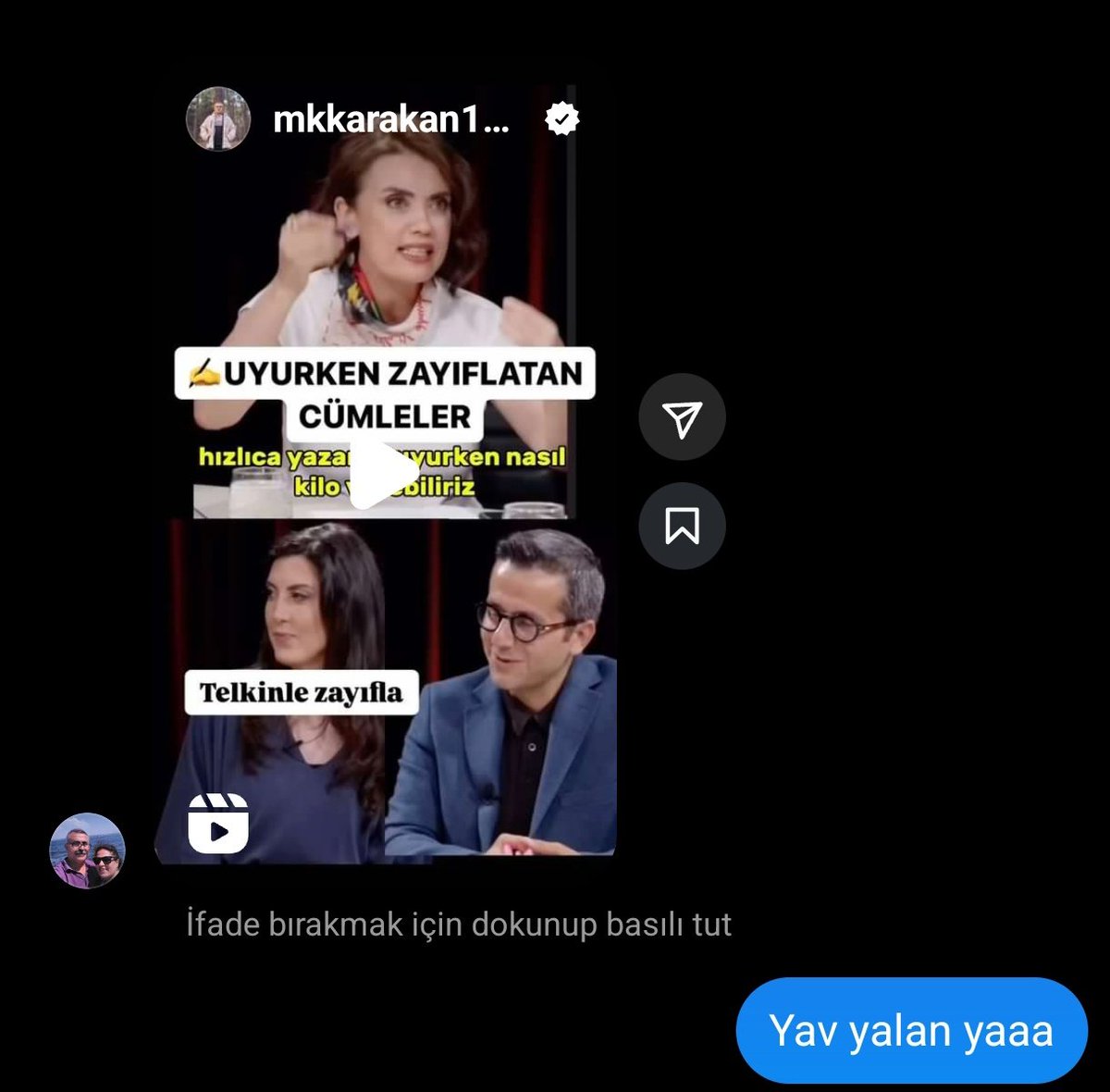 Ya şu anamı kandırmayın ya